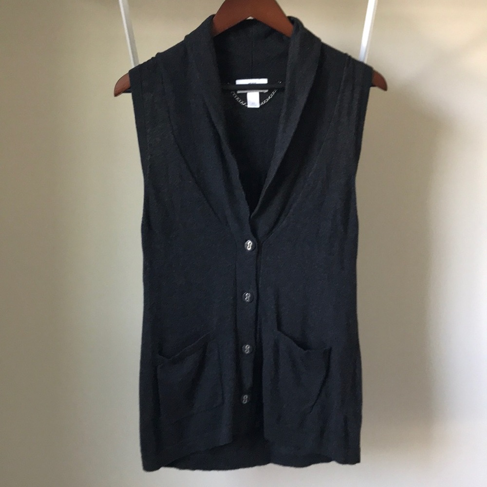 LOFT sleeveless cardigan